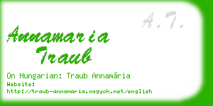 annamaria traub business card